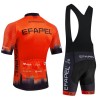 Set Fietsshirt + Korte Koersbroek 2024 Efapel Oranje